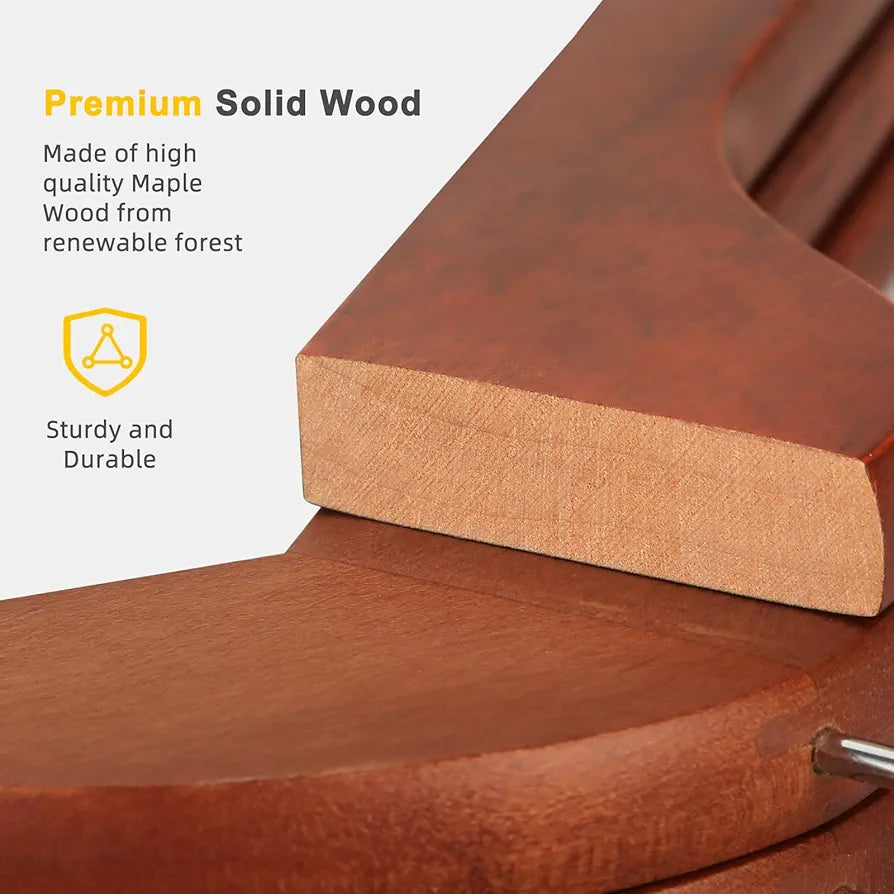 Walnut Wooden Hangers 30 Pack