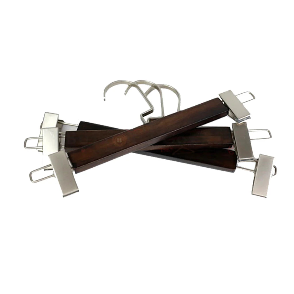Wooden Trouser Hanger pack of 24